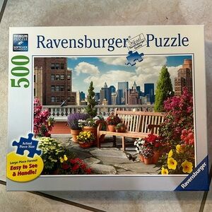 Ravensbergers 500 piece puzzle - Rooftop Garden, large format